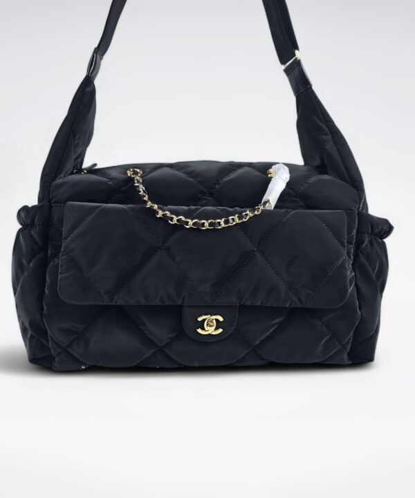 [REP 1:1] Chanel 24N Ski Series Nylon Fabric Large Flannel luxury Bag  For Women, Women's Bags 44cm