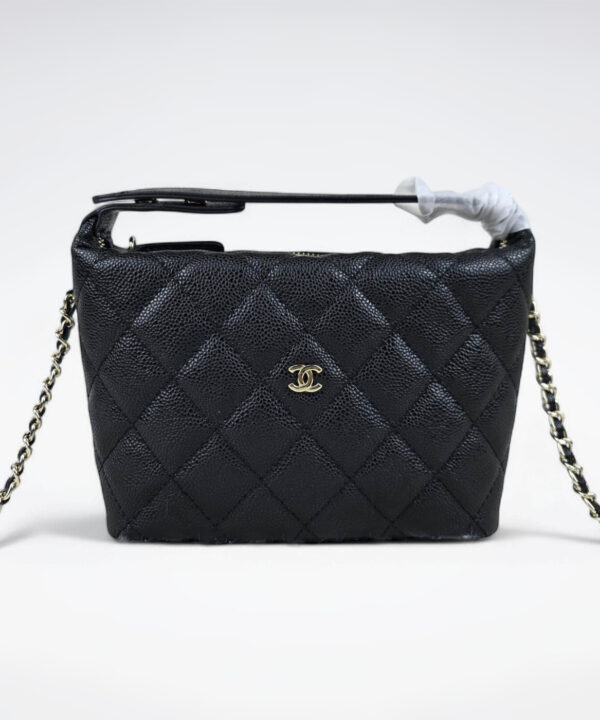 [REP 1:1] Chanel  25C lunch box bag Black luxury Bag For Women, Women’s Bags 21.5cm