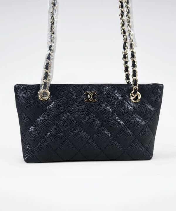 [ [REP 1:1] Chanel Small 24P Black hobo luxury Bag  For Women, Women's Bags 18cm
