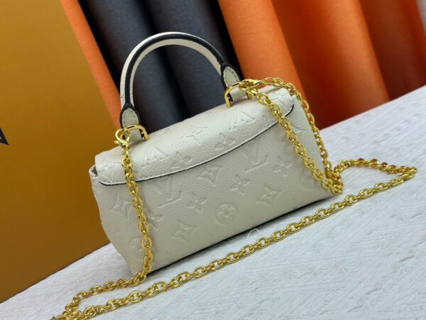 1:1 Replica Louis Vuitton LV Nano Madeleine Bicolor Monogram Empreinte Leather Luxury Bag For Women M12145  - 21cm