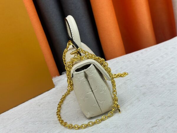 1:1 Replica Louis Vuitton LV Nano Madeleine Bicolor Monogram Empreinte Leather Luxury Bag For Women M12145  - 21cm