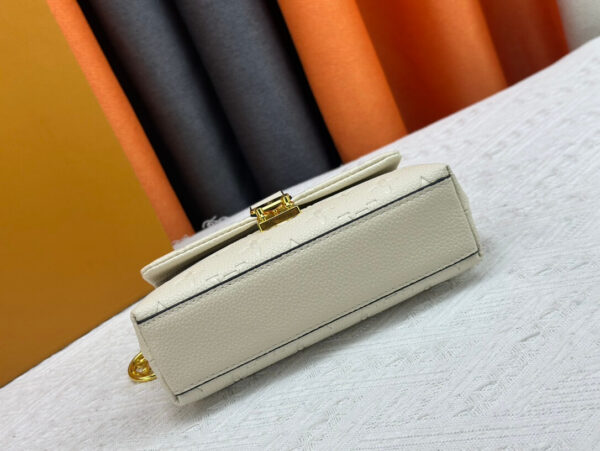 1:1 Replica Louis Vuitton LV Nano Madeleine Bicolor Monogram Empreinte Leather Luxury Bag For Women M12145  - 21cm