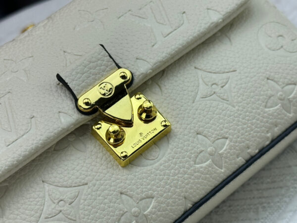 1:1 Replica Louis Vuitton LV Nano Madeleine Bicolor Monogram Empreinte Leather Luxury Bag For Women M12145  - 21cm