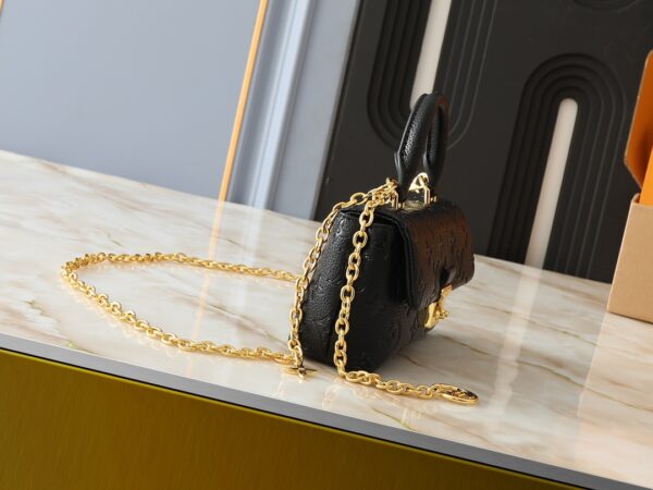 1:1 Replica Louis Vuitton LV Nano Madeleine Bicolor Monogram Empreinte Leather Luxury Bag For Women M12144  - 21cm