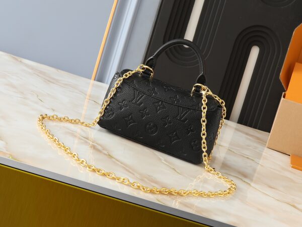 1:1 Replica Louis Vuitton LV Nano Madeleine Bicolor Monogram Empreinte Leather Luxury Bag For Women M12144  - 21cm