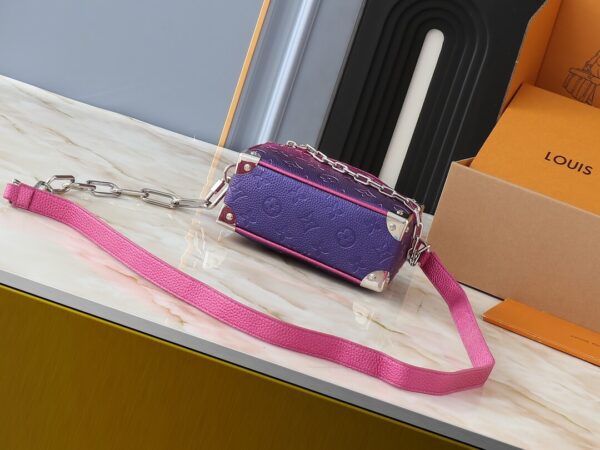 1:1 Replica Louis Vuitton LV Soft Trunk Taurillon Monogram 5 Luxury Bag For Women M57702 M44480 M68906 M44735 - 18.5 cm