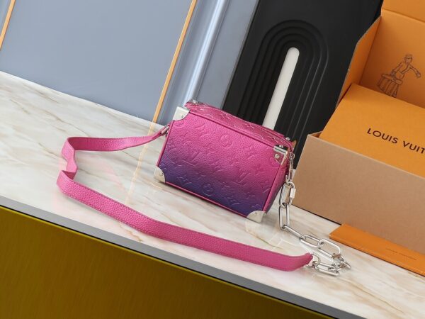 1:1 Replica Louis Vuitton LV Soft Trunk Taurillon Monogram 5 Luxury Bag For Women M57702 M44480 M68906 M44735 - 18.5 cm