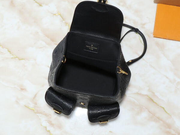 1:1 Replica Louis Vuitton LV Backup Bicolor Monogram Empreinte Leather Luxury Bag For Women M47072 - 22cm