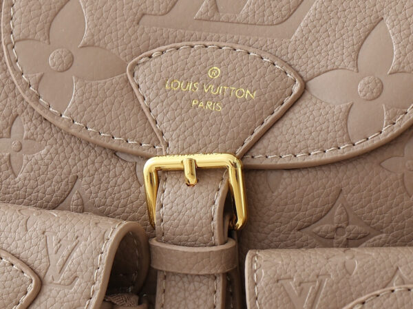1:1 Replica Louis Vuitton LV Backup Bicolor Monogram Empreinte Leather Luxury Bag For Women - 22cm