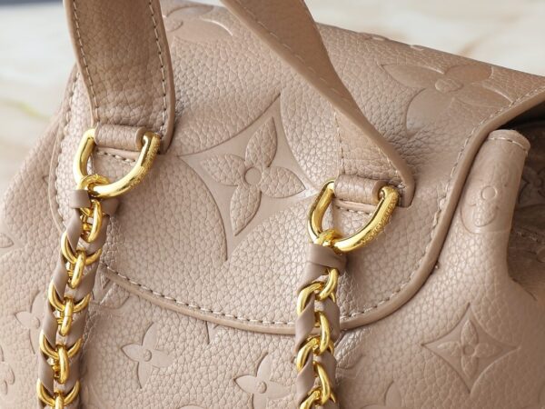 1:1 Replica Louis Vuitton LV Backup Bicolor Monogram Empreinte Leather Luxury Bag For Women - 22cm
