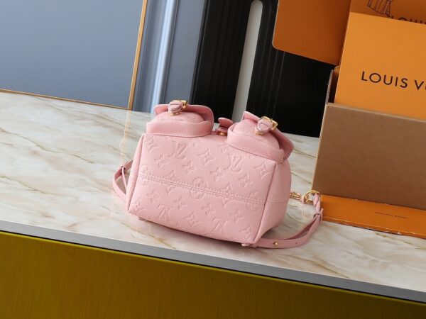 1:1 Replica Louis Vuitton LV Backup Bicolor Monogram Empreinte Leather Luxury Bag For Women M47074  - 22cm