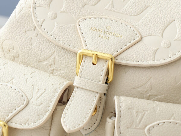 1:1 Replica Louis Vuitton LV Backup Bicolor Monogram Empreinte Leather Luxury Bag For Women M47106  - 22cm