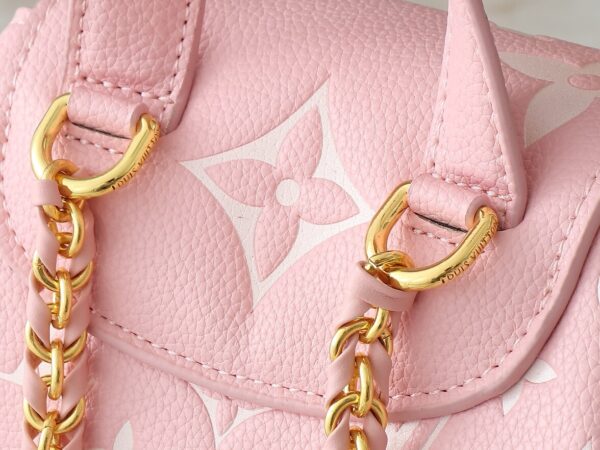 1:1 Replica Louis Vuitton LV Backup Bicolor Monogram Empreinte Leather Luxury Bag For Women M12987  - 22cm