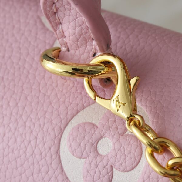 1:1 Replica Louis Vuitton LV Nano Madeleine Bicolor Monogram Empreinte Leather Luxury Bag For Women M13796  - 21cm
