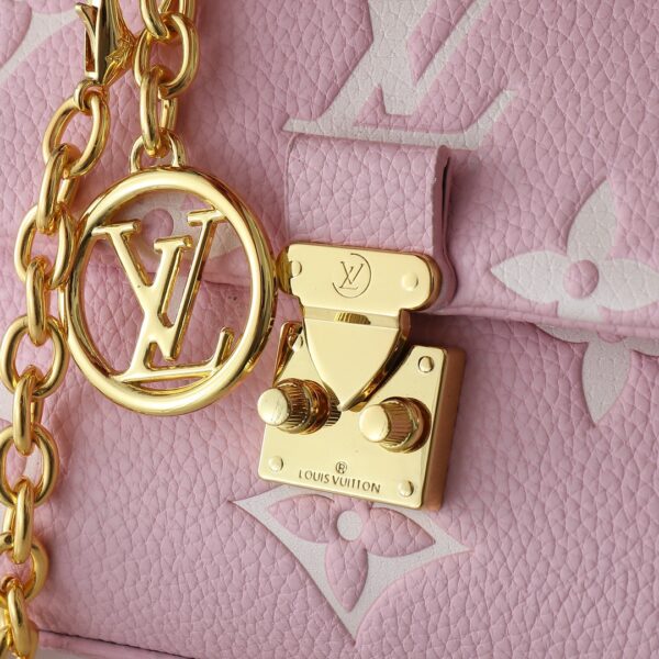 1:1 Replica Louis Vuitton LV Nano Madeleine Bicolor Monogram Empreinte Leather Luxury Bag For Women M13796  - 21cm