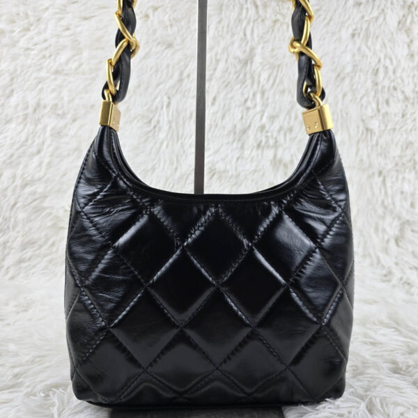 [REP 1:1] Chanel 24a Small Hobo Black Chain Bag luxury Bag  For Women, Women's Bags 20cm