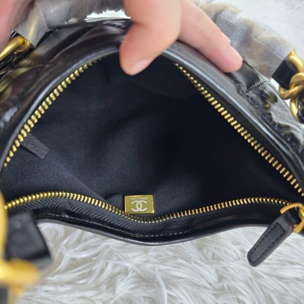 [REP 1:1] Chanel 24a Small Hobo Black Chain Bag luxury Bag  For Women, Women's Bags 20cm