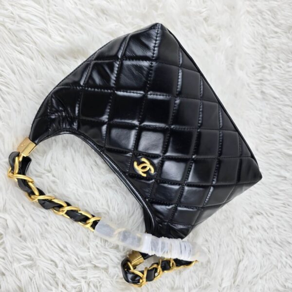[REP 1:1] Chanel 24a Large Hobo Black Chain Bag luxury Bag  For Women, Women's Bags 32cm