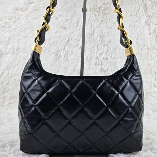 [REP 1:1] Chanel 24a Large Hobo Black Chain Bag luxury Bag  For Women, Women's Bags 32cm