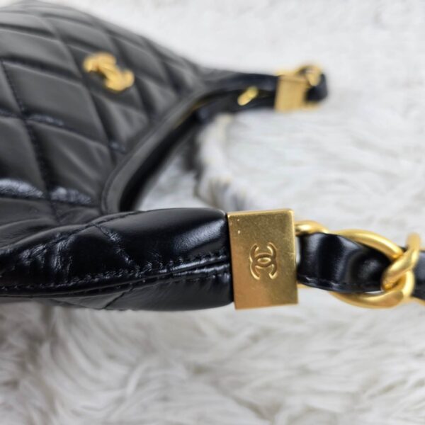 [REP 1:1] Chanel 24a Large Hobo Black Chain Bag luxury Bag  For Women, Women's Bags 32cm