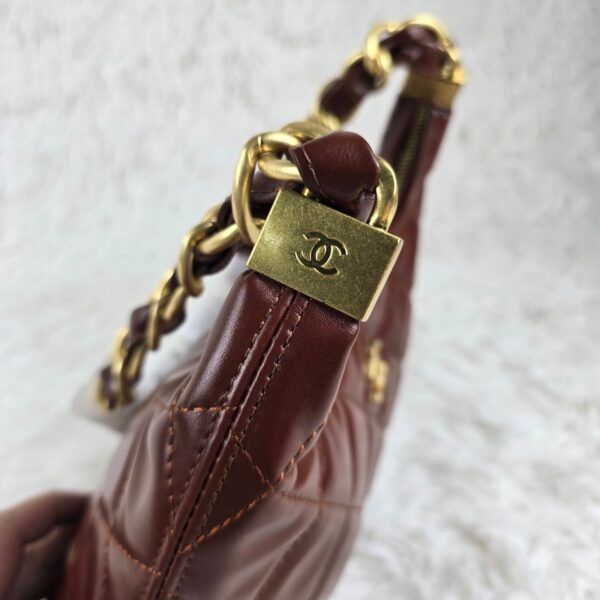 [REP 1:1] Chanel 24a Large Hobo Chain Bag luxury Bag  For Women, Women's Bags 32cm