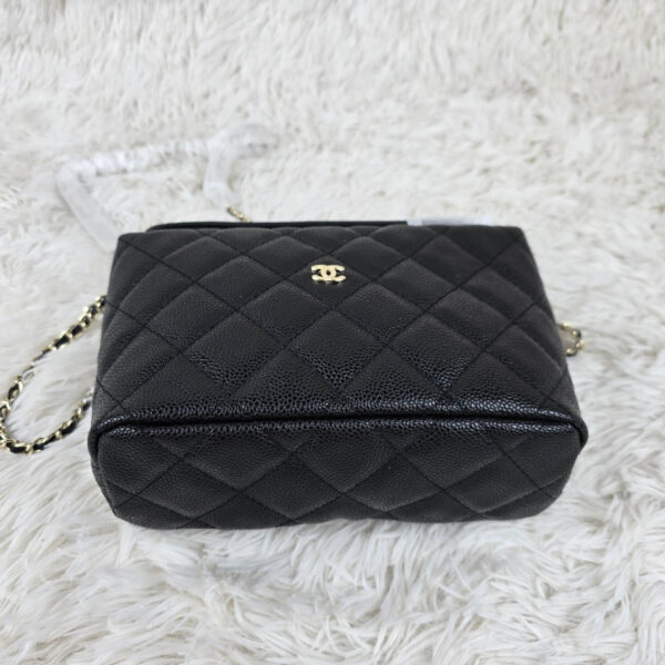 [REP 1:1] Chanel  25C lunch box bag Black luxury Bag For Women, Women’s Bags 21.5cm