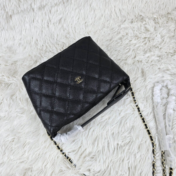 [REP 1:1] Chanel  25C lunch box bag Black luxury Bag For Women, Women’s Bags 21.5cm