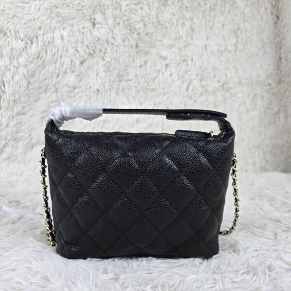 [REP 1:1] Chanel  25C lunch box bag Black luxury Bag For Women, Women’s Bags 21.5cm