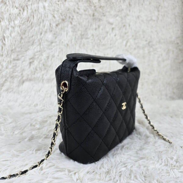 [REP 1:1] Chanel  25C lunch box bag Black luxury Bag For Women, Women’s Bags 21.5cm