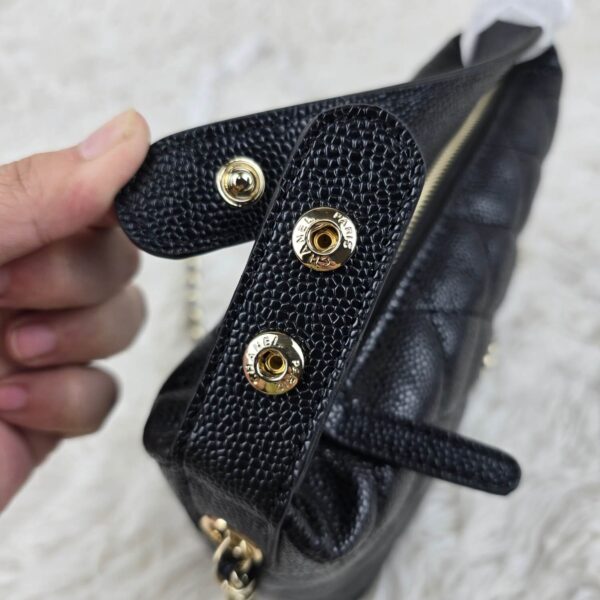 [REP 1:1] Chanel  25C lunch box bag Black luxury Bag For Women, Women’s Bags 21.5cm