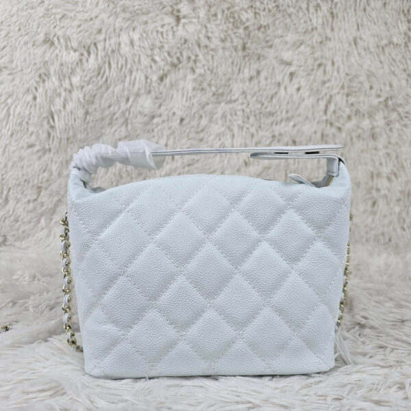 [REP 1:1] Chanel  25C lunch box bag white luxury Bag For Women, Women’s Bags 21.5cm
