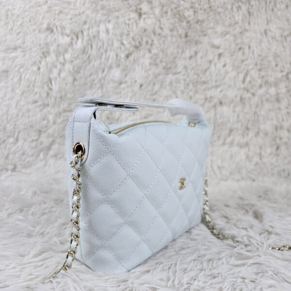 [REP 1:1] Chanel  25C lunch box bag white luxury Bag For Women, Women’s Bags 21.5cm