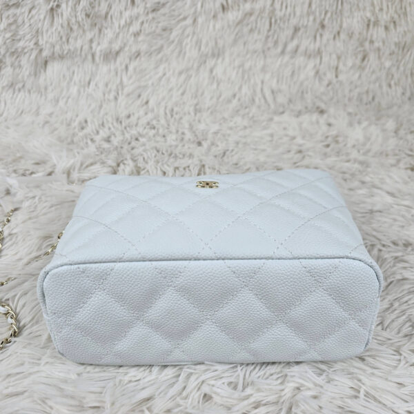 [REP 1:1] Chanel  25C lunch box bag white luxury Bag For Women, Women’s Bags 21.5cm