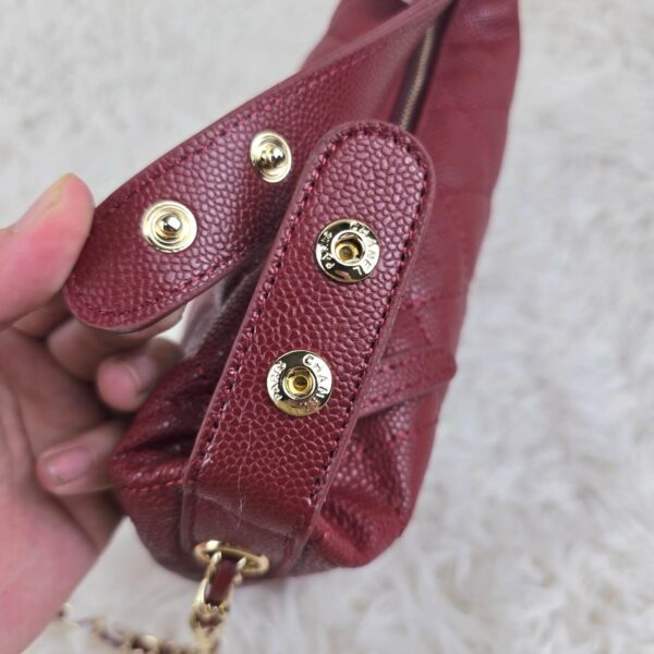 [REP 1:1] Chanel  25C lunch box bag Red luxury Bag For Women, Women’s Bags 21.5cm