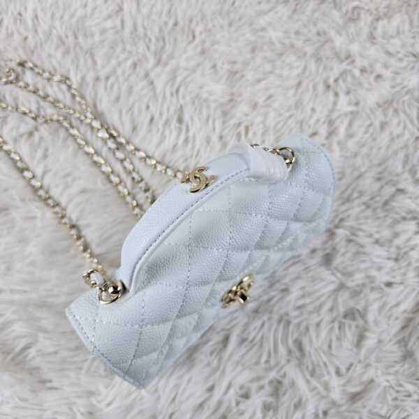 [REP 1:1] Chanel Balo Woc White luxury Bag  For Women, Women's Bags 18cm