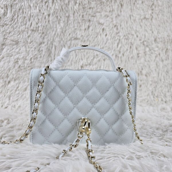 [REP 1:1] Chanel Balo Woc White luxury Bag  For Women, Women's Bags 18cm
