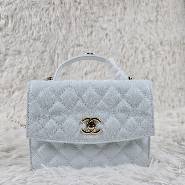 [REP 1:1] Chanel Balo Woc White luxury Bag  For Women, Women's Bags 18cm