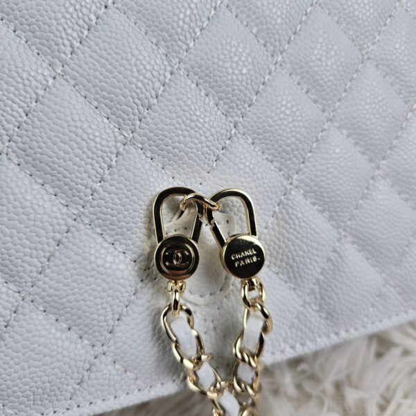 [REP 1:1] Chanel Balo Woc White luxury Bag  For Women, Women's Bags 18cm