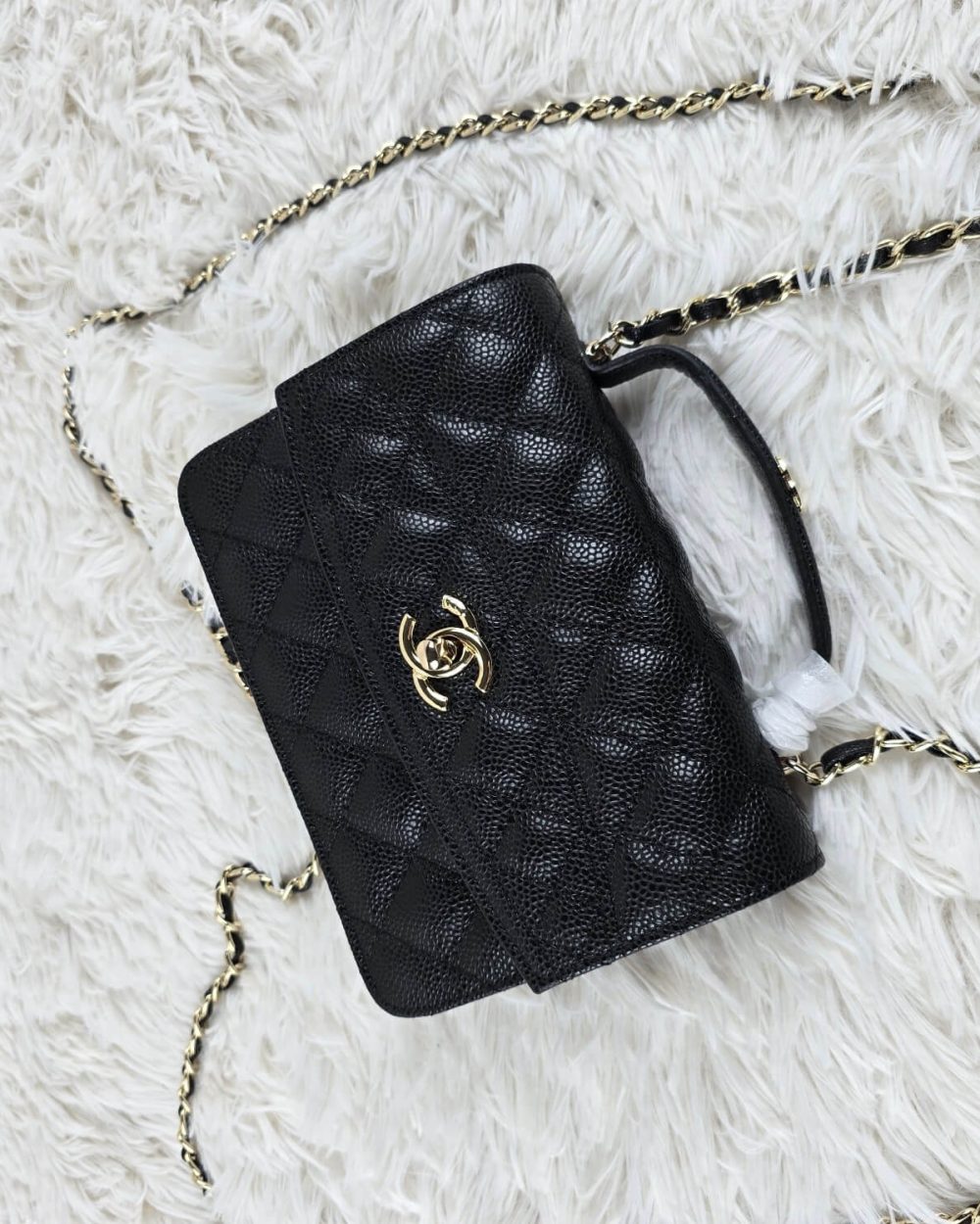 [REP 1:1] Chanel Balo Woc Black luxury Bag  For Women, Women's Bags 18cm