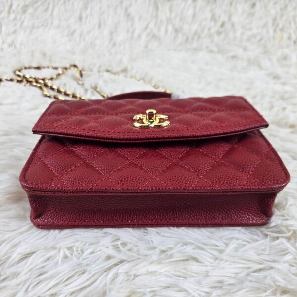 [REP 1:1] Chanel Balo Woc Red luxury Bag  For Women, Women's Bags 18cm