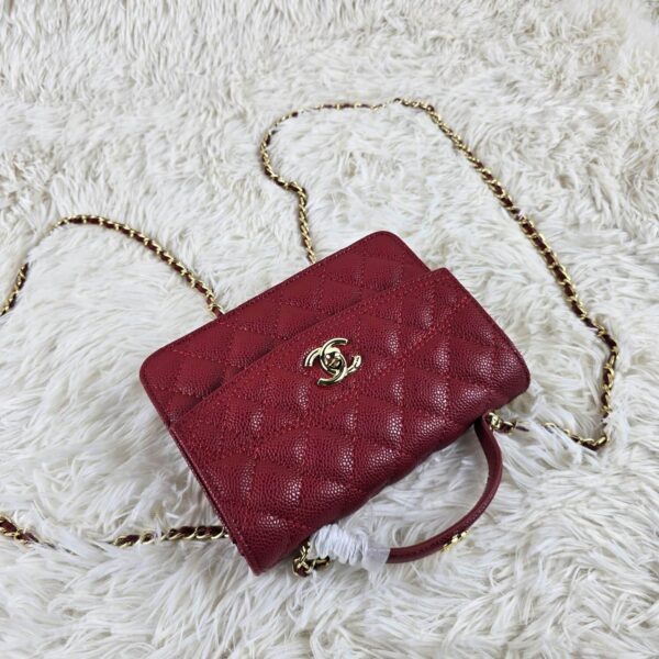 [REP 1:1] Chanel Balo Woc Red luxury Bag  For Women, Women's Bags 18cm