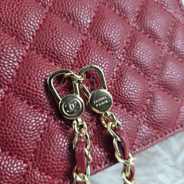 [REP 1:1] Chanel Balo Woc Red luxury Bag  For Women, Women's Bags 18cm