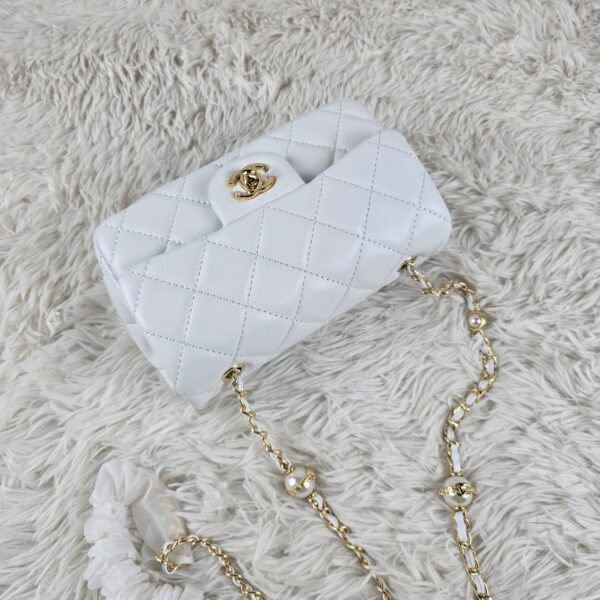 [REP 1:1] Chanel Mini Love Flap Bag White luxury Bag  For Women, Women's Bags 20cm