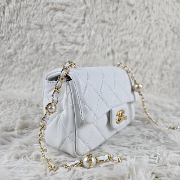 [REP 1:1] Chanel Mini Love Flap Bag White luxury Bag  For Women, Women's Bags 20cm