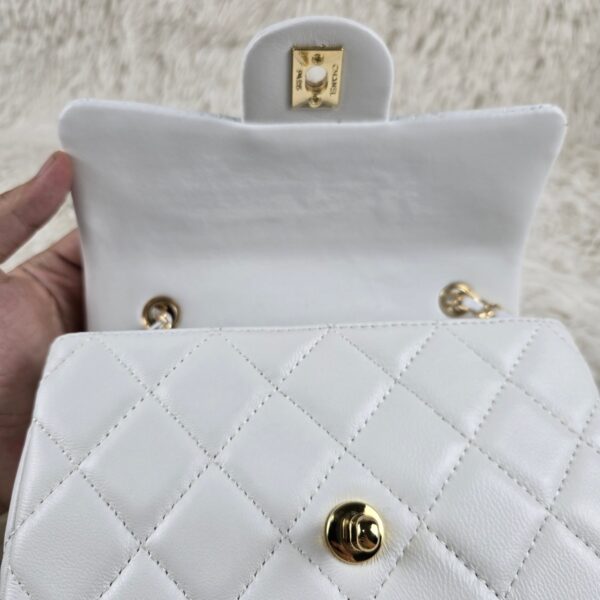 [REP 1:1] Chanel Mini Love Flap Bag White luxury Bag  For Women, Women's Bags 20cm