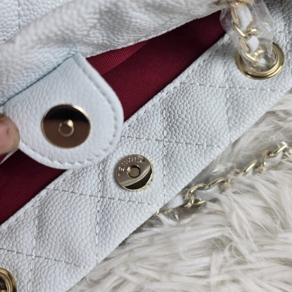 [ [REP 1:1] Chanel Small 24P White hobo luxury Bag  For Women, Women's Bags 18cm