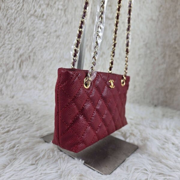 [ [REP 1:1] Chanel Small 24P Red hobo luxury Bag  For Women, Women's Bags 18cm