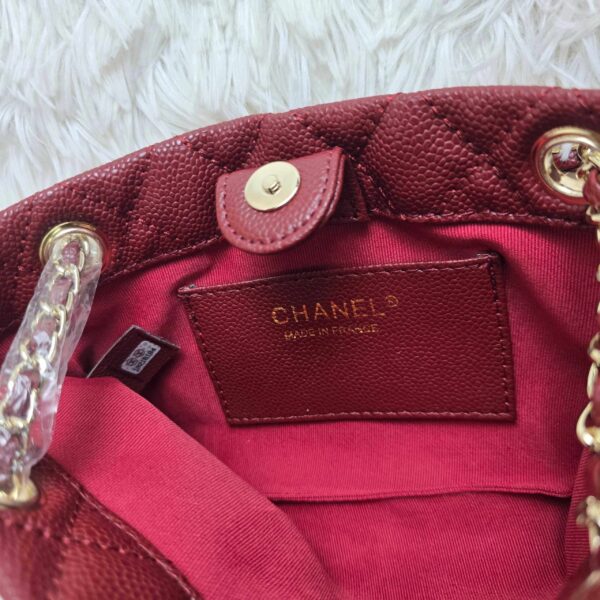 [ [REP 1:1] Chanel Small 24P Red hobo luxury Bag  For Women, Women's Bags 18cm