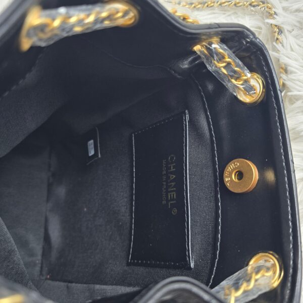 [REP 1:1] Chanel 25C Black Duma Bucket Backpack luxury Bag  For Women, Women's Bags 31cm