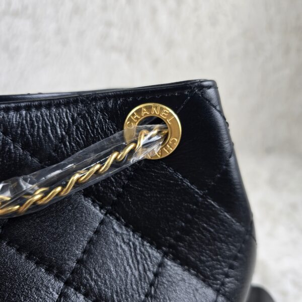[REP 1:1] Chanel 25C Black Duma Bucket Backpack luxury Bag  For Women, Women's Bags 31cm